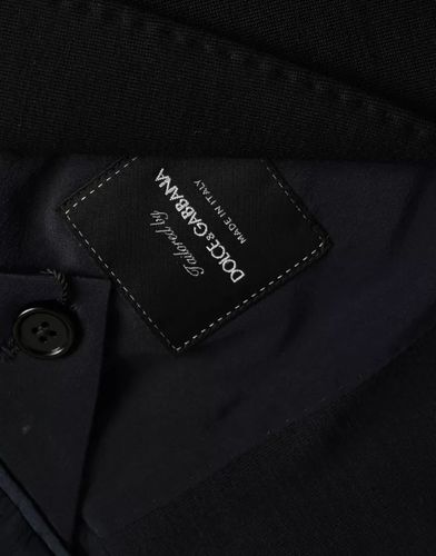 Wool Notch Single Breasted Coat Men's Blazer - Dolce & Gabbana - Modalova