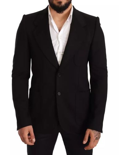 Wool Slim Fit Coat Jacket Men's Blazer - Dolce & Gabbana - Modalova