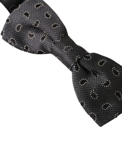 Silk Patterned Adjustable Neck Men Bow Men's Tie - Dolce & Gabbana - Modalova