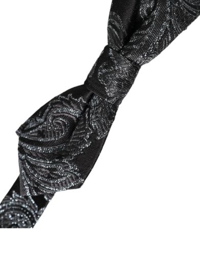 Silk Jacquard Adjustable Neck Men Bow Men's Tie - Dolce & Gabbana - Modalova