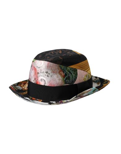 Patchwork Women Fedora Wide Brim Women's Hat - Dolce & Gabbana - Modalova