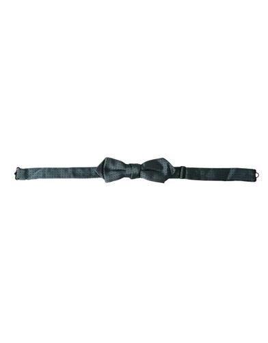 Green Silk Fantasy Adjustable Neck Men Papillon Bow Men's Tie - Dolce & Gabbana - Modalova
