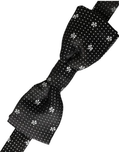 Silk Floral Adjustable Neck Men Papillon Bow Men's Tie - Dolce & Gabbana - Modalova