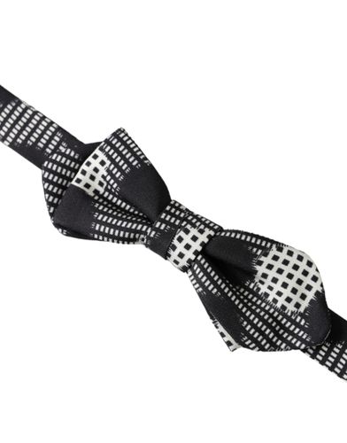 Silk Polka Dot Adjustable Neck Men Papillon Bow Men's Tie - Dolce & Gabbana - Modalova