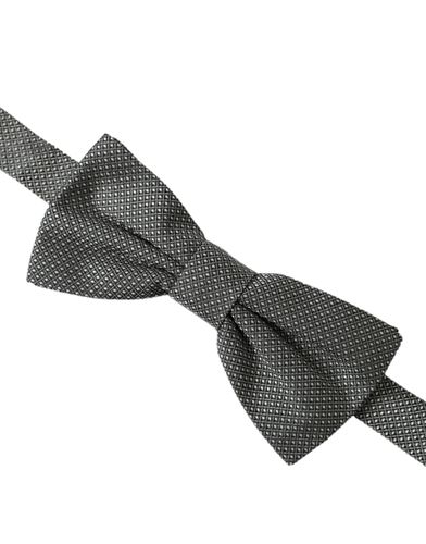 Silk Patterned Adjustable Neck Men Bow Men's Tie - Dolce & Gabbana - Modalova