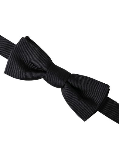 Silk Adjustable Neck Men Bow Men's Tie - Dolce & Gabbana - Modalova