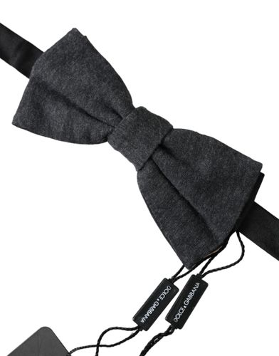 Silk Adjustable Neck Men Bow Men's Tie - Dolce & Gabbana - Modalova