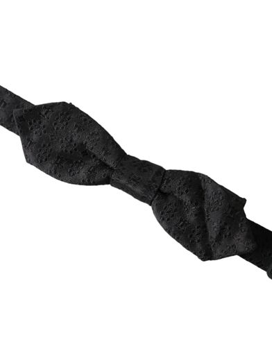 Silk Fantasy Adjustable Neck Men Bow Men's Tie - Dolce & Gabbana - Modalova