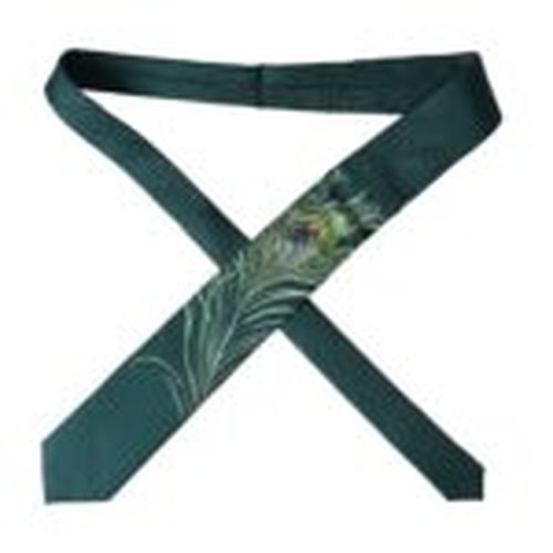Green Printed 100% Silk Adjustable Men Men's Tie - Dolce & Gabbana - Modalova