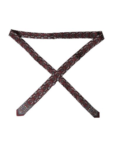 Printed 100% Silk Adjustable Men Men's Tie - Dolce & Gabbana - Modalova