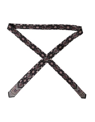 Printed 100% Silk Adjustable Men Men's Tie - Dolce & Gabbana - Modalova