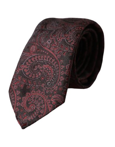 Patterned Silk Adjustable Men Men's Tie - Dolce & Gabbana - Modalova