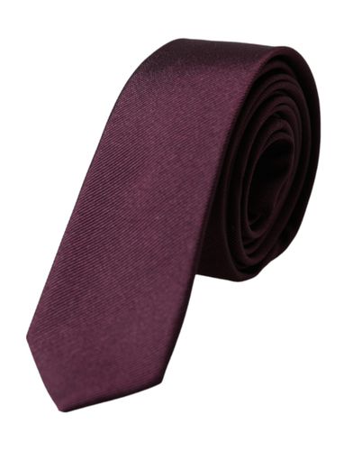 Solid 100% Silk Adjustable Men Men's Tie - Dolce & Gabbana - Modalova