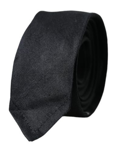 Solid 100% Silk Adjustable Men's Tie - Dolce & Gabbana - Modalova