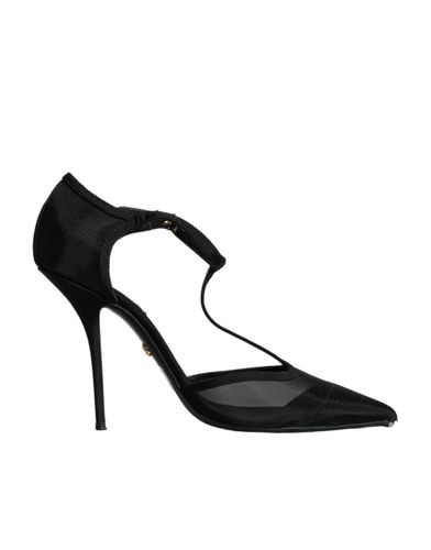Mesh T-strap Stiletto High Heels Women's Shoes (Pre-Owned) - Dolce & Gabbana - Modalova