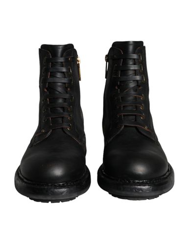 Lace Up Mid Calf Boots Men Men's Shoes - Dolce & Gabbana - Modalova