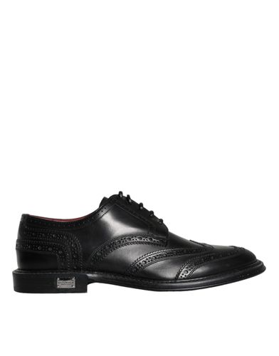 Leather Oxford Wingtip Formal Men Men's Shoes (Pre-Owned) - Dolce & Gabbana - Modalova