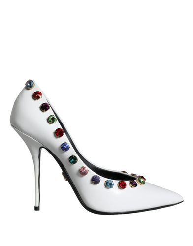 Crystal Leather High Heels Pumps Women's Shoes - Dolce & Gabbana - Modalova