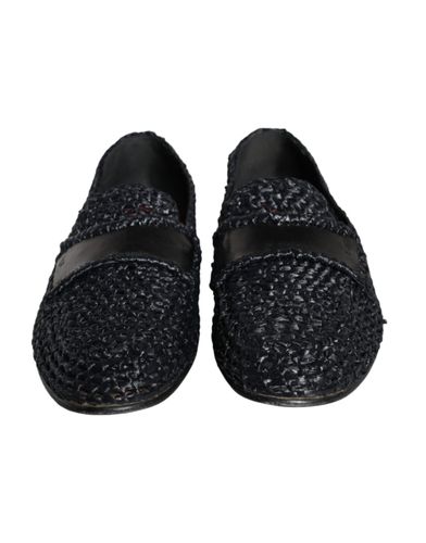 Woven Raffia Slip On Loafers Men Men's Shoes (Pre-Owned) - Dolce & Gabbana - Modalova