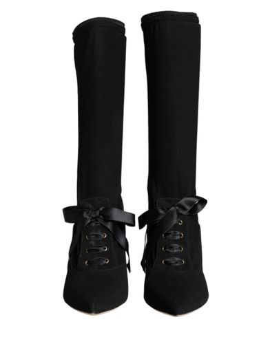 Stiletto Heels Mid Calf Boots Women's Shoes - Dolce & Gabbana - Modalova