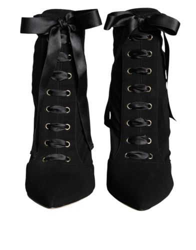 Jersey Stretch Ankle Booties Women's Shoes - Dolce & Gabbana - Modalova