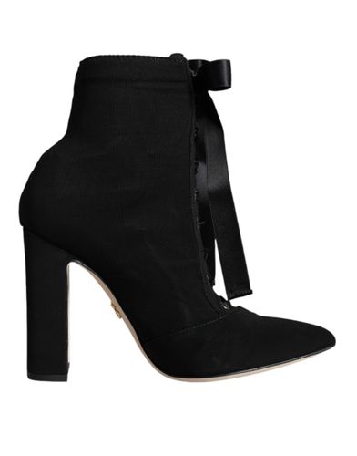 Jersey Stretch Ankle Booties Women's Shoes - Dolce & Gabbana - Modalova
