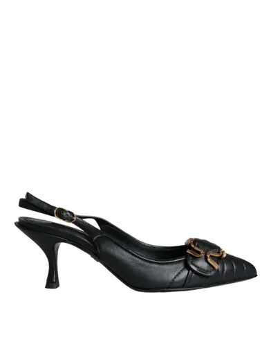 Devotion Leather Heels Slingback Shoes (Pre-Owned) - Dolce & Gabbana - Modalova