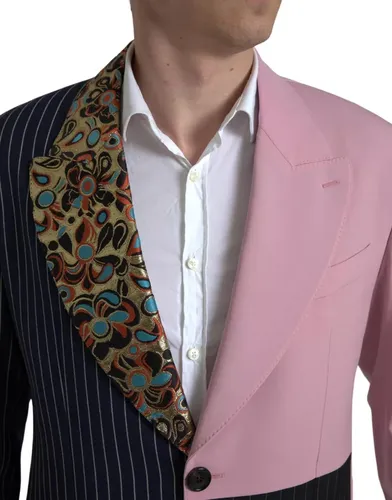 Patchwork Single Breasted Men's Blazer (Pre-Owned) - Dolce & Gabbana - Modalova
