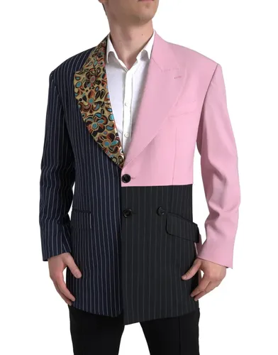 Patchwork Single Breasted Men's Blazer (Pre-Owned) - Dolce & Gabbana - Modalova