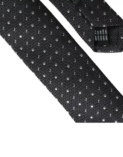 Polka Dot Silk Adjustable Men Men's Tie - Dolce & Gabbana - Modalova