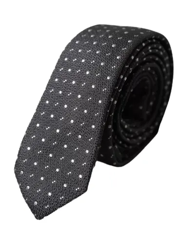 Polka Dot Silk Adjustable Men Men's Tie - Dolce & Gabbana - Modalova