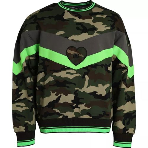 Camouflage Sweatshirt Men's Sweater (Pre-Owned) - Dolce & Gabbana - Modalova