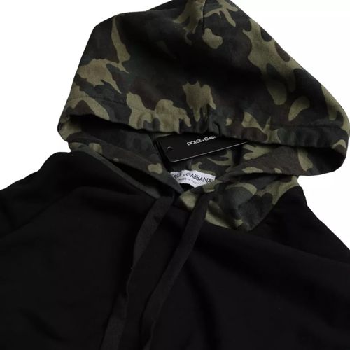 Camouflage Hooded Sweatshirt Men's Sweater (Pre-Owned) - Dolce & Gabbana - Modalova