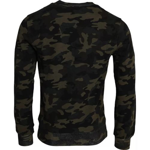 Camouflage Crew Neck Pullover Men's Sweater (Pre-Owned) - Dolce & Gabbana - Modalova