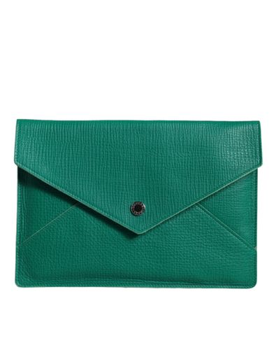 Leather Handbag Clutch Mini Purse Pouch Tablet Women's Case - Dolce & Gabbana - Modalova
