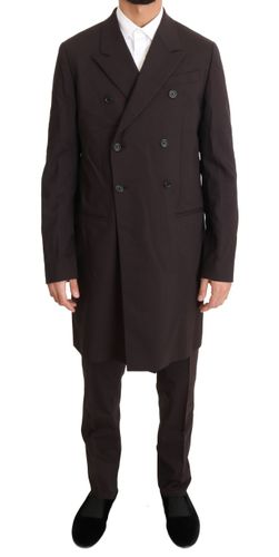 Wool Stretch Long 3 Piece Men's Suit - Dolce & Gabbana - Modalova