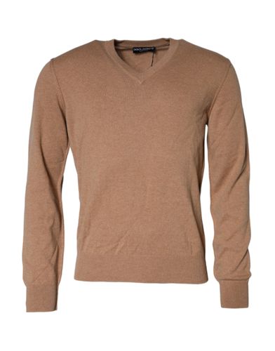 Cashmere Knit V-neck Pullover Men's Sweater (Pre-Owned) - Dolce & Gabbana - Modalova