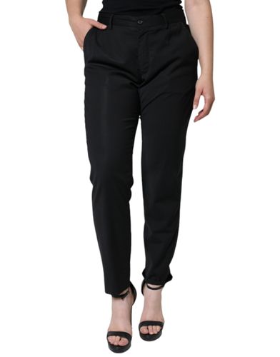 Polyester High Waist Tapered Women's Pants (Pre-Owned) - Dolce & Gabbana - Modalova