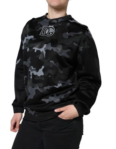 Camouflage Round Neck Sweatshirt Women's Sweater (Pre-Owned) - Dolce & Gabbana - Modalova