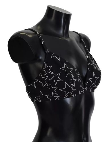 Black Millennials Star Non Wire Cotton Bra Women's Underwear - Dolce & Gabbana - Modalova