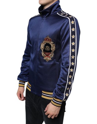 Heraldic Patch Stripe King Bee Men's Sweater (Pre-Owned) - Dolce & Gabbana - Modalova