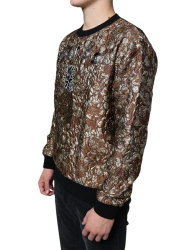 Jacquard Mambo Pineapple Pullover Men's Sweater (Pre-Owned) - Dolce & Gabbana - Modalova
