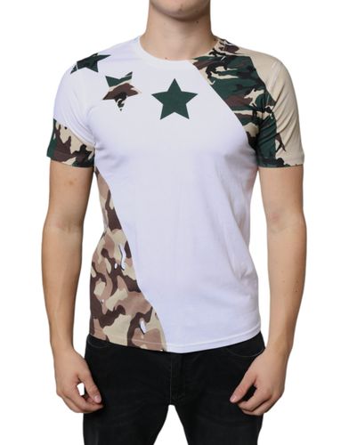 Camouflage Stars Crew Neck Men's T-shirt (Pre-Owned) - Dolce & Gabbana - Modalova