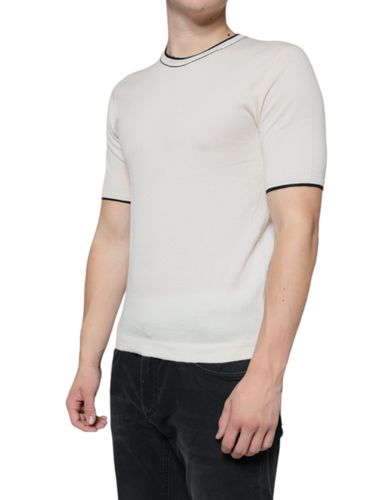 Cashmere Short Sleeves Men's T-shirt - Dolce & Gabbana - Modalova