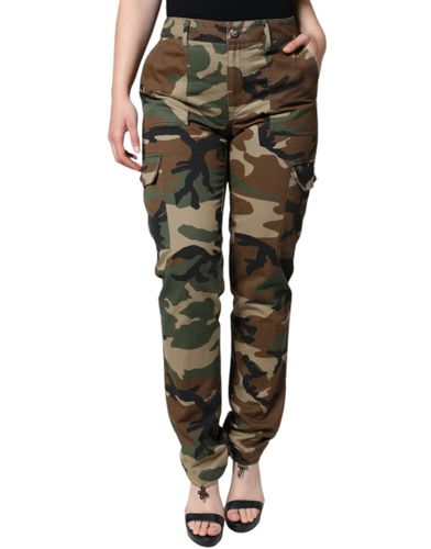 Camouflage Cargo Women's Pants - Dolce & Gabbana - Modalova