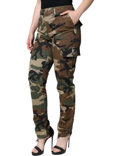 Camouflage Cargo Women's Pants - Dolce & Gabbana - Modalova