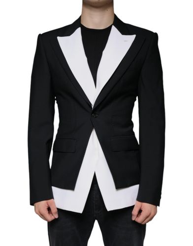 White Single Breasted Dress Men's Blazer - Dolce & Gabbana - Modalova