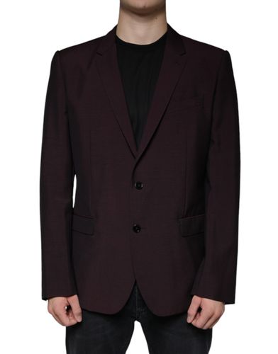 Wool Single Breasted Dress Men's Blazer - Dolce & Gabbana - Modalova