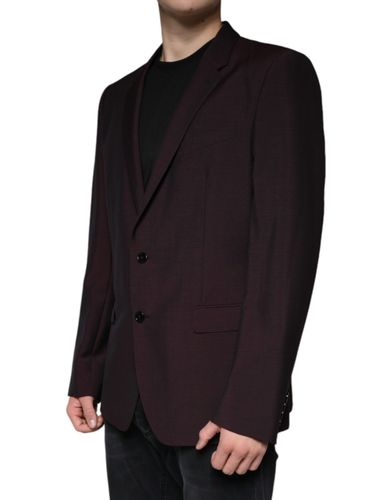 Wool Single Breasted Dress Men's Blazer - Dolce & Gabbana - Modalova