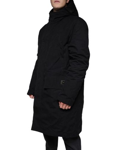 Hooded Parka Cotton Trench Coat Men's Jacket - Dolce & Gabbana - Modalova